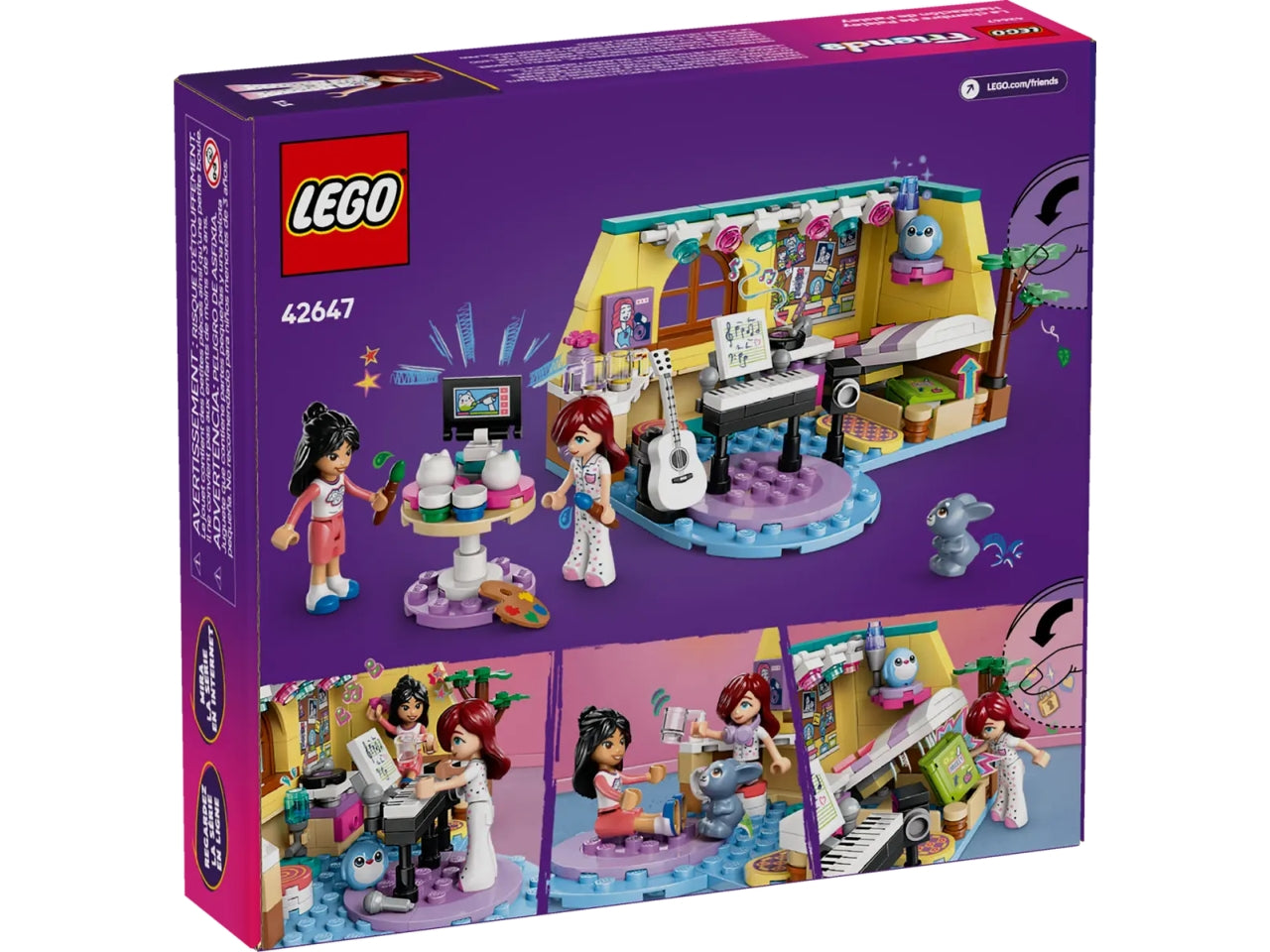 Lego Friends la cameretta di paisley 199 pezzi per etÃ  6+ 42647