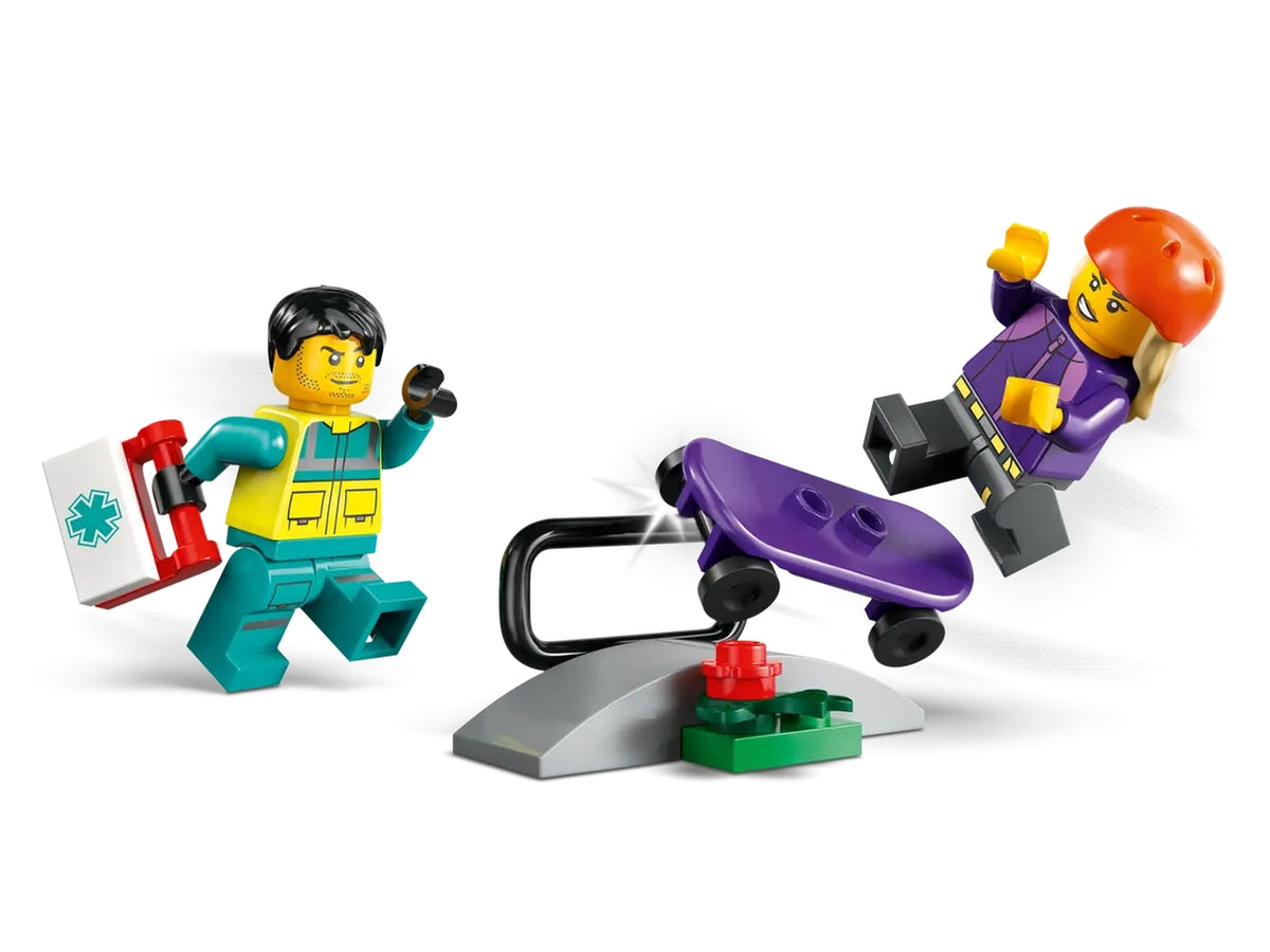 Lego City great vehicles ambulanza di emergenza 184 pezzi per etÃ  5+ 60451