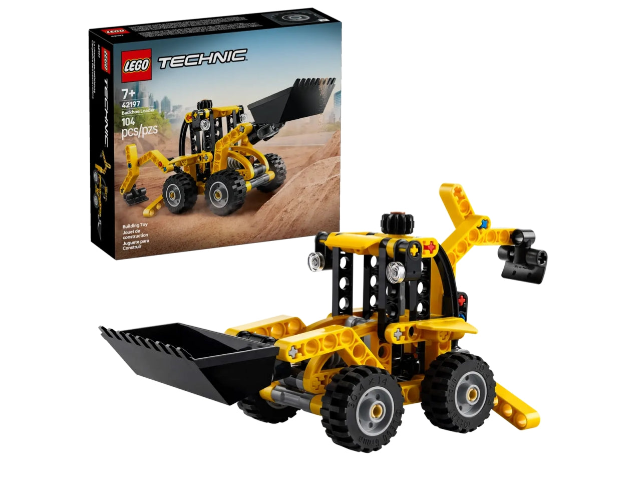 Lego Technic scavatrice a cucchiaia rovescia 104 pezzi per etÃ  7+ 42197