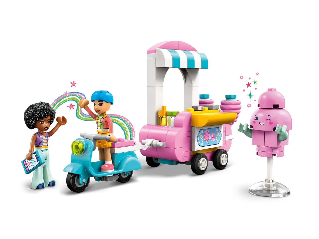 Lego Friends bancarella di zucchero filato e scooter 110 pezzi per etÃ  6+ 42643