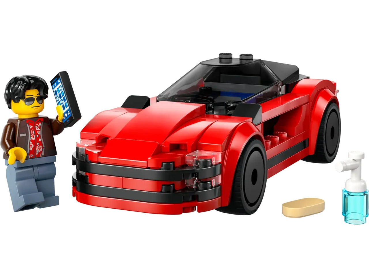 Lego City great vehicles auto sportiva rossa 109 pezzi per etÃ  5+ 60448