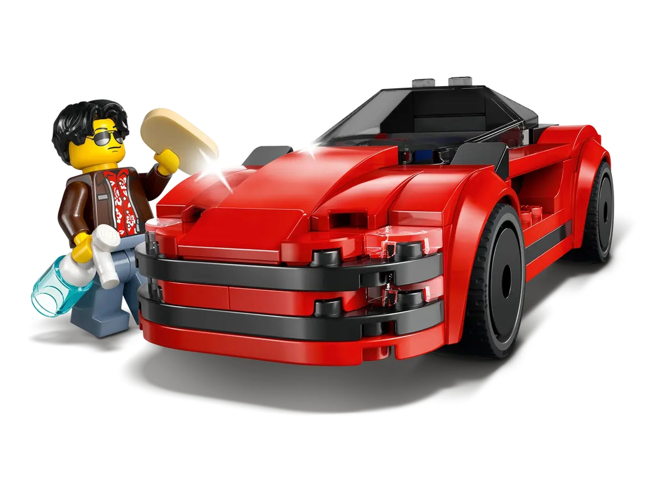 Lego City great vehicles auto sportiva rossa 109 pezzi per etÃ  5+ 60448