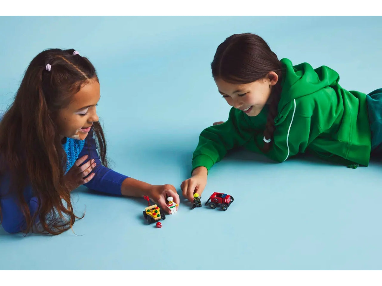 Lego City great vehicles pack veicoli da corsa: pizzaiolo contro pompiere 70 pezzi per etÃ  5+ 60458