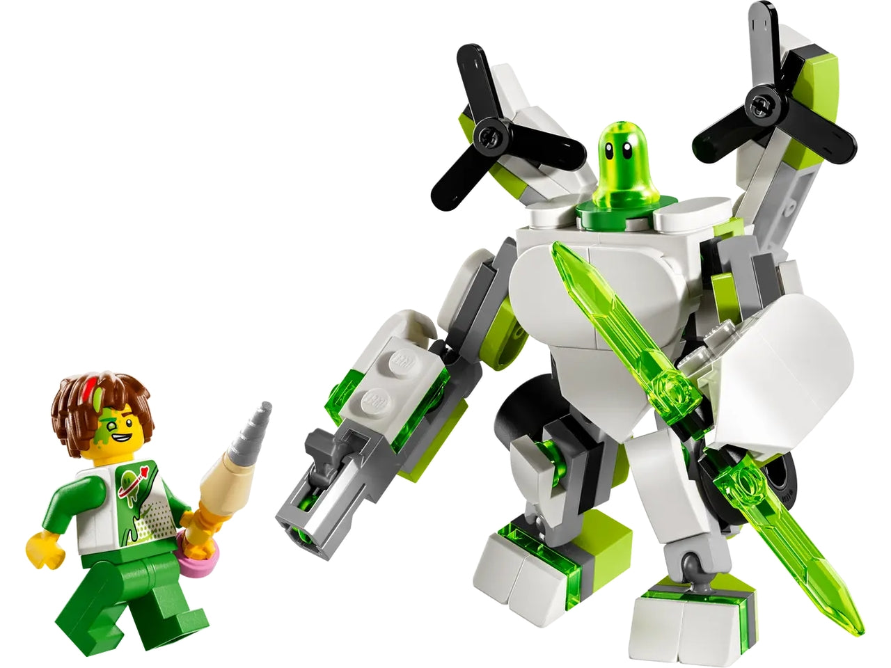 Lego Dreamzzz le avventure del robot e del veicolo di z-blob 121 pezzi per etÃ  7+ 71487