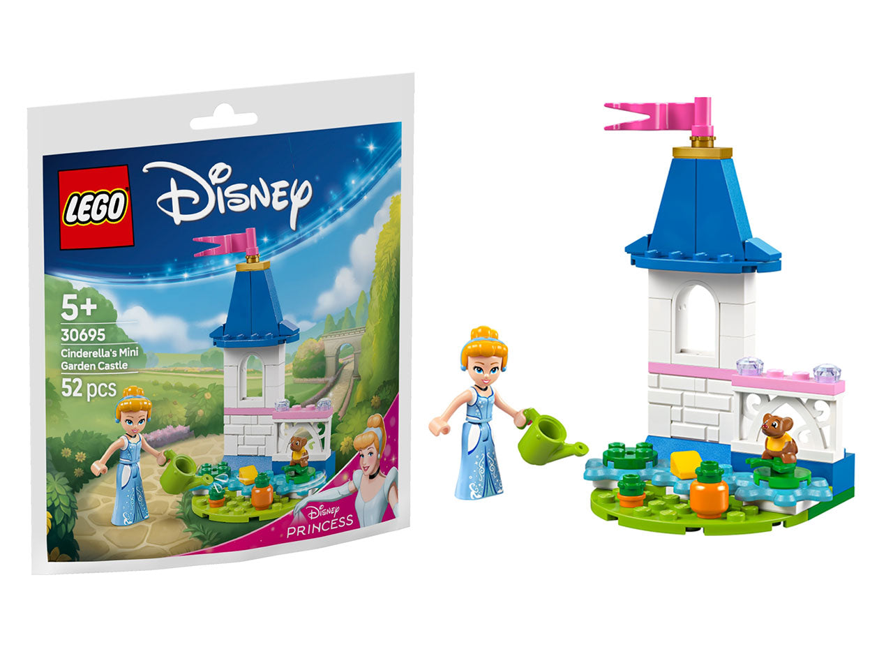 Lego Recruient bags mini-castello di cenerentola 30695