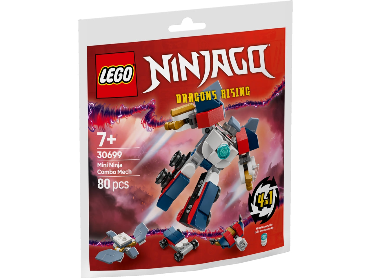 Lego Recruient bags mini combo mech ninja 30699