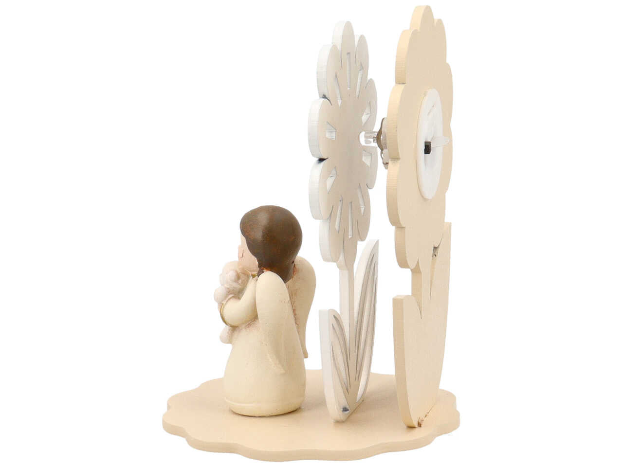 Lampada con fiore e angelo