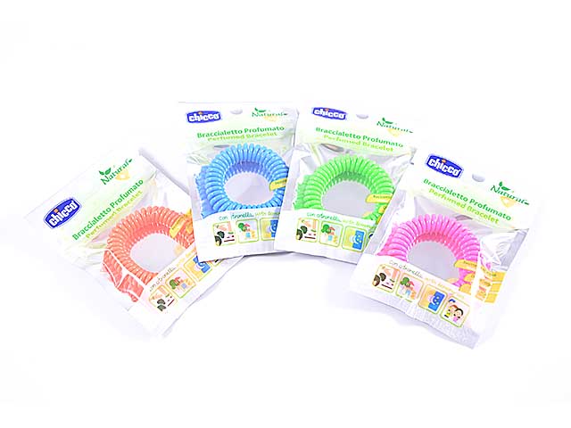 Bracciale profumato Chicco Natural anti-zanzare alla citronella