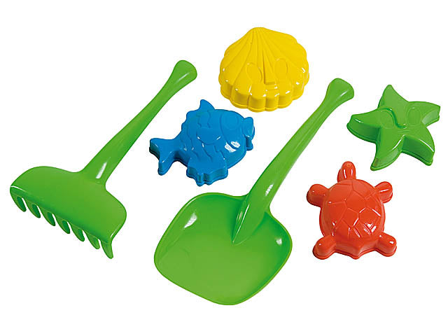 Set giochi da spiaggia in rete con 4 forme medie