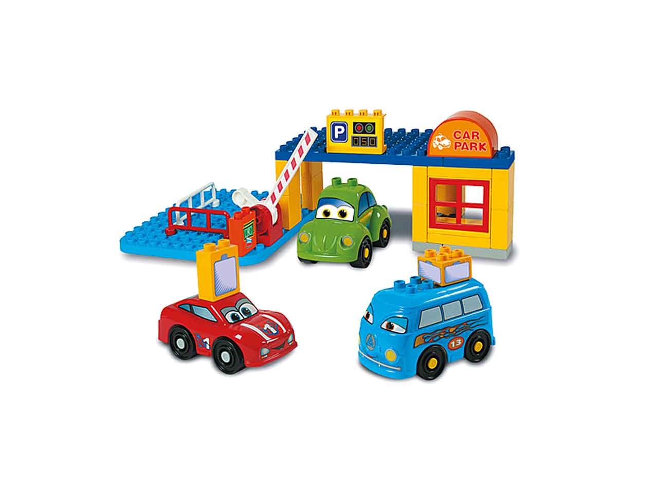 Costruzione secchio parcheggio Cars