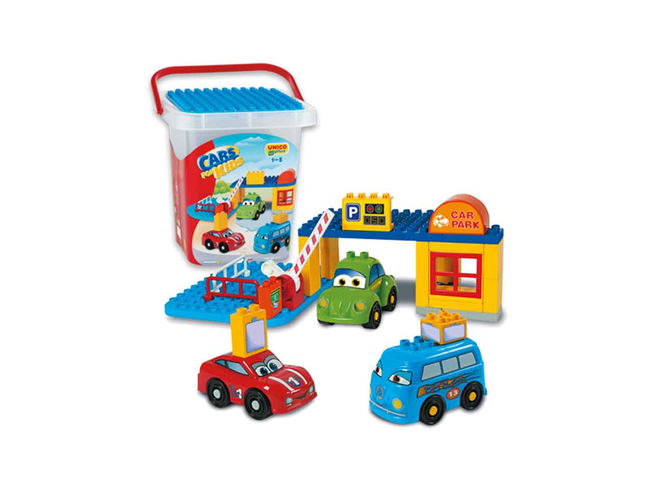 Costruzione secchio parcheggio Cars