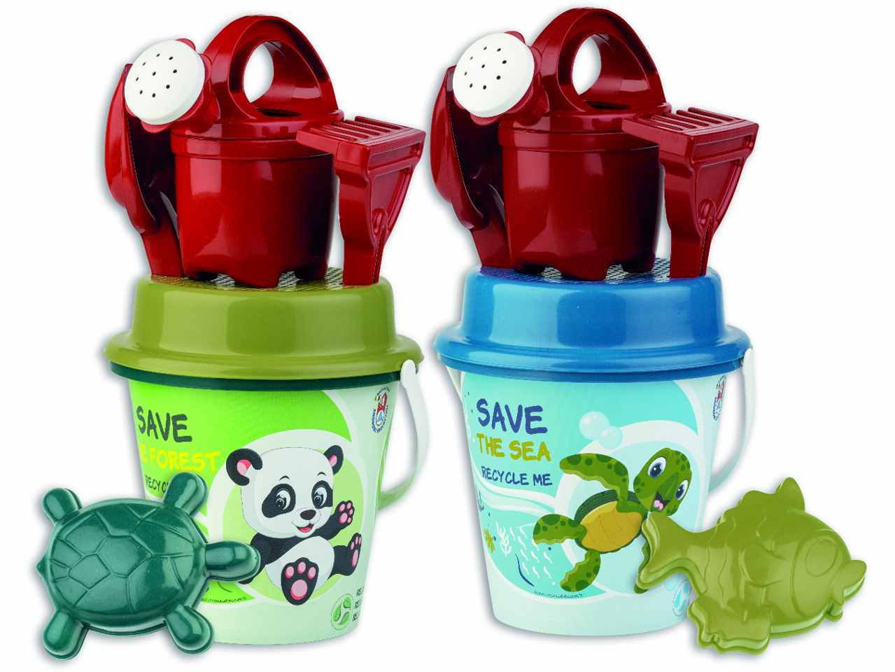 Set mare reciclato 17x35cm