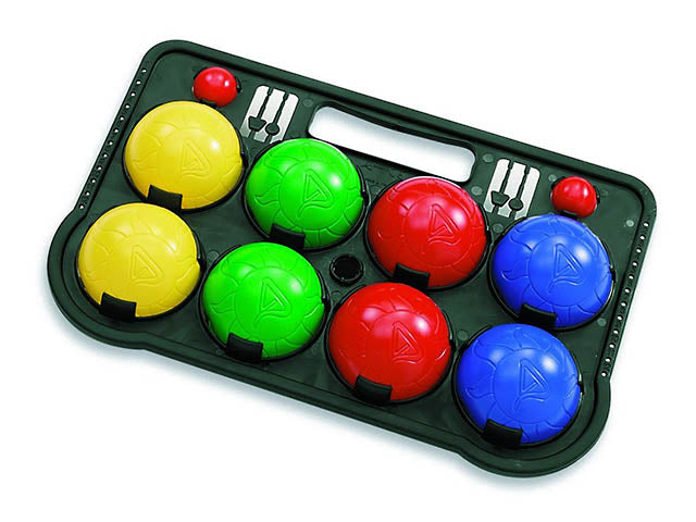 Bocce da spiaggia diametro 90mm - 8 pezzi con 2 boccini