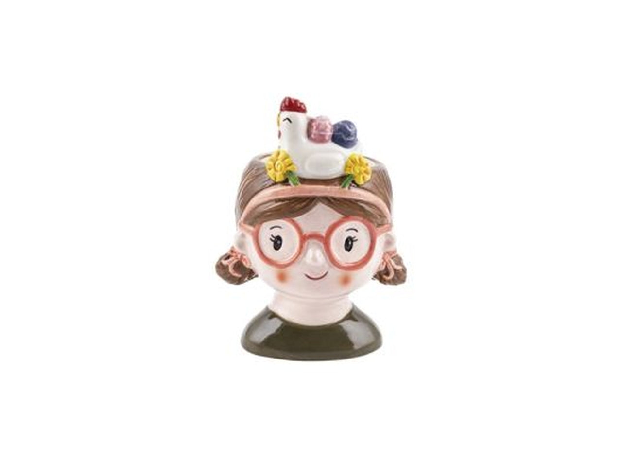 Viso bimba occhiali ceramica h.112x64x80