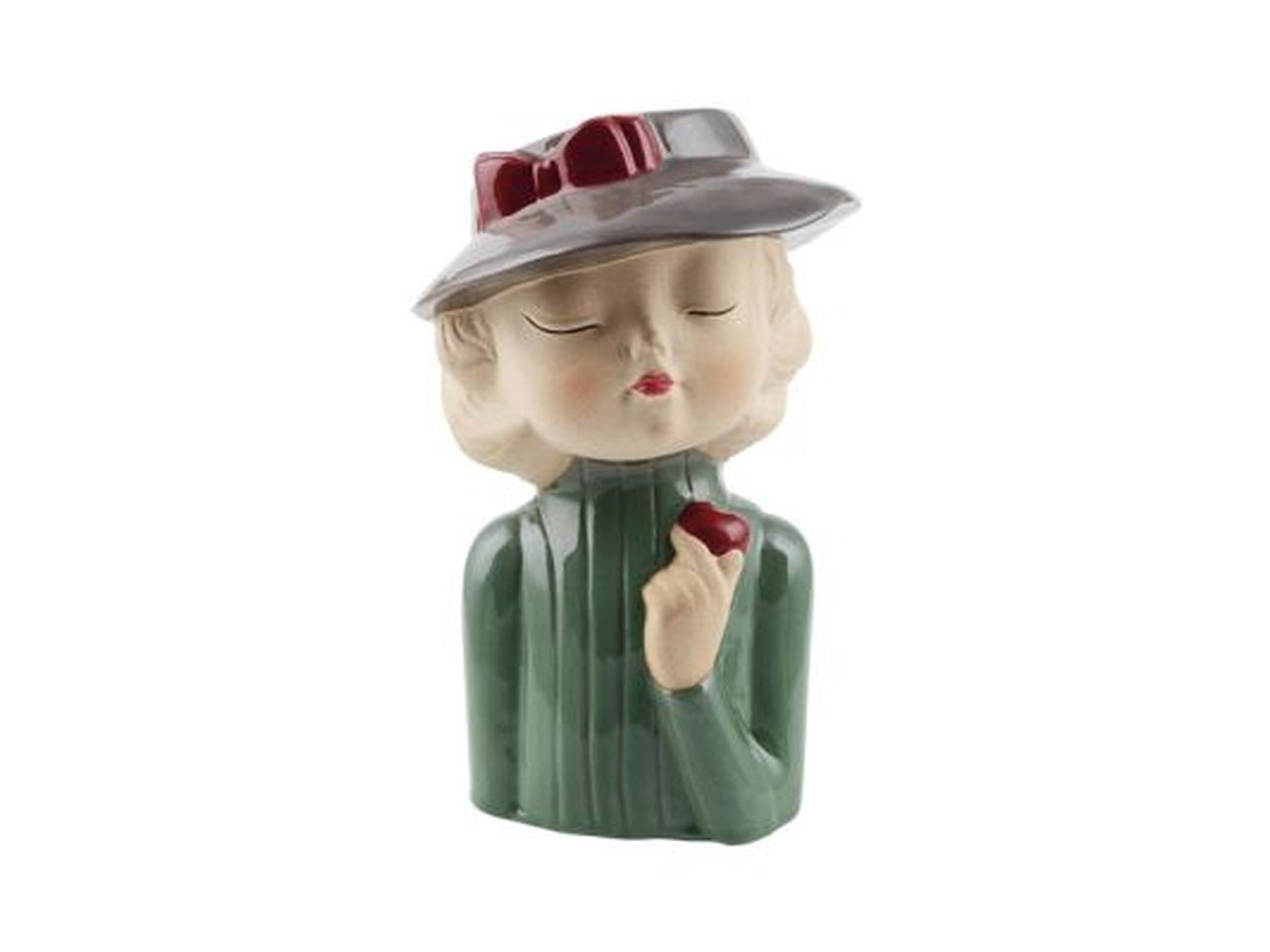 Viso bimba cappello verde piccola h.151x94x102