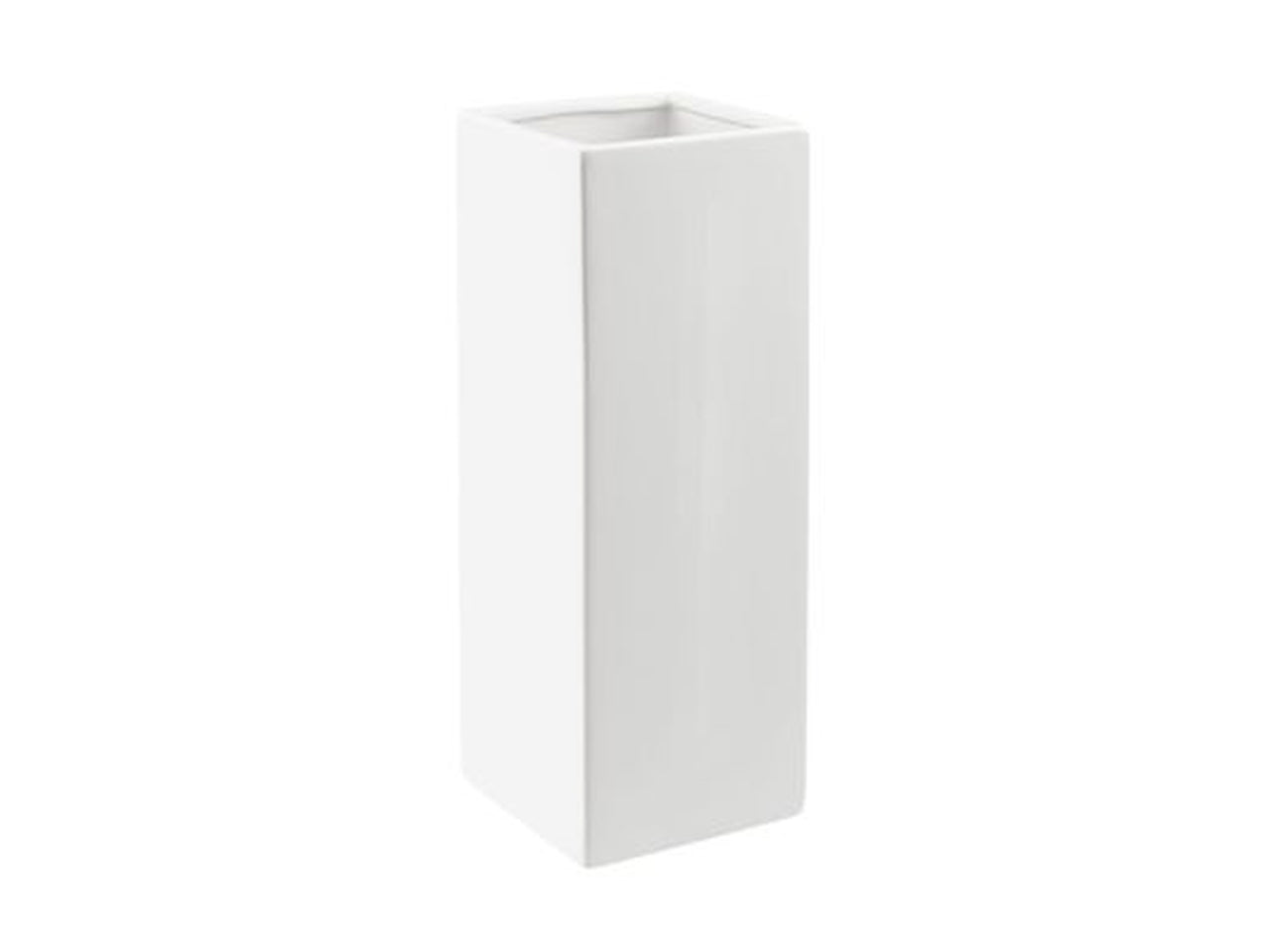 Vaso quadrato ceramica h.300x95x95