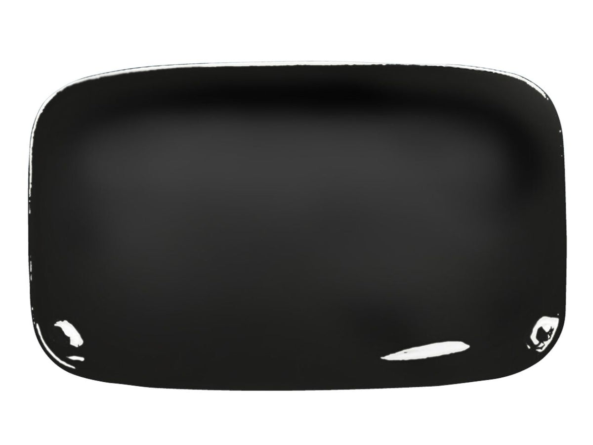 Vassoio rettangolare di melamina 29,2x18cm nero