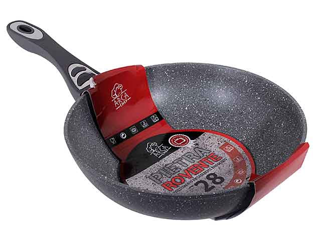Linea pietra rovente wok 28cm 1m