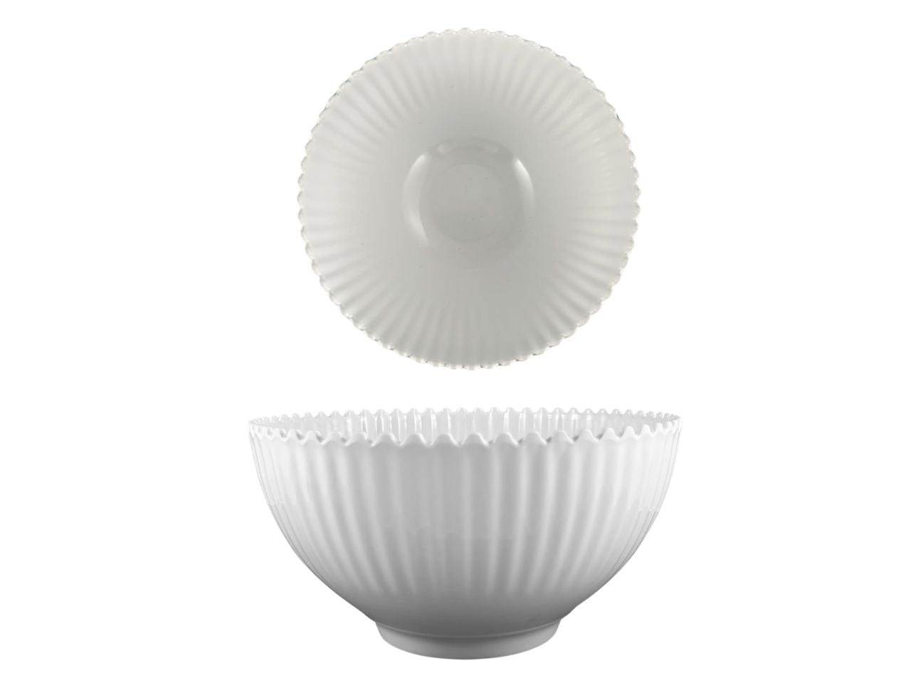 Insalatiera melamina bianco marinaro 22x12 cm - Maison TortorÃ 