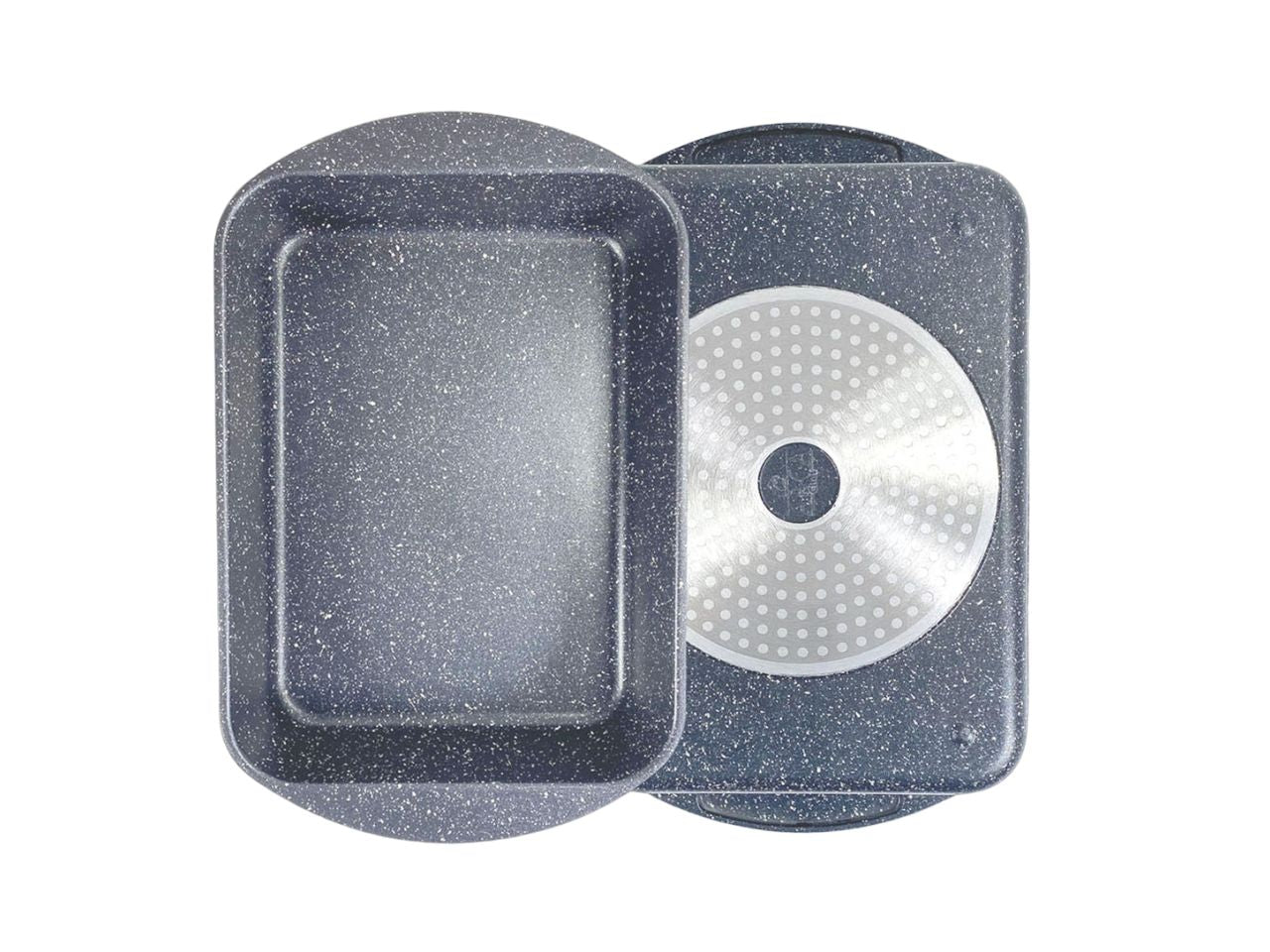 Rostiera alluminio pressofuso rettangolare antiaderente 40x27x8 cm - Maison TortorÃ 