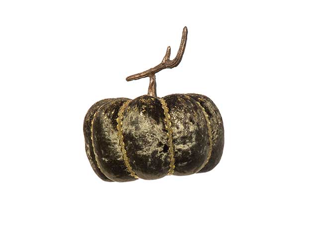 Zucca tessuto 19x19x19cm verde n23353