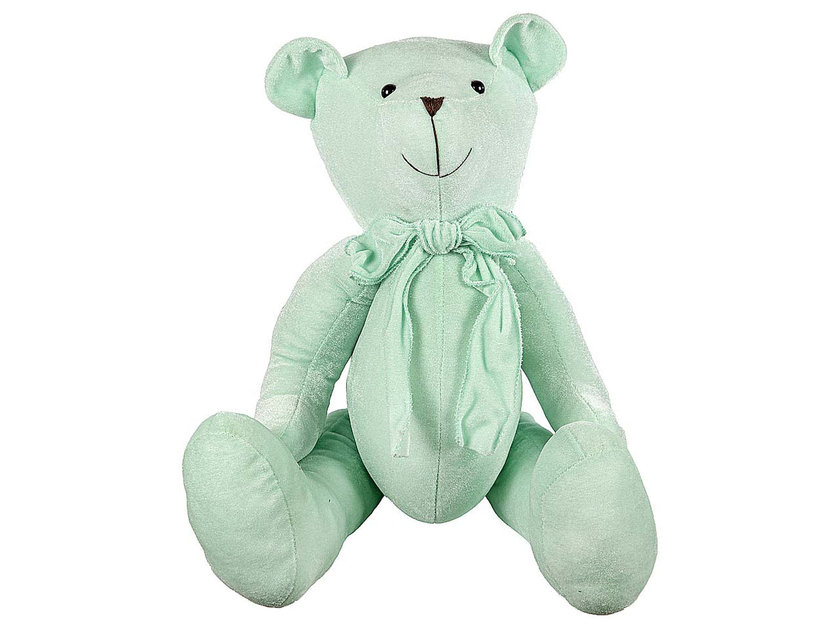 Orsetto velluto 50cm v.menta n25791$