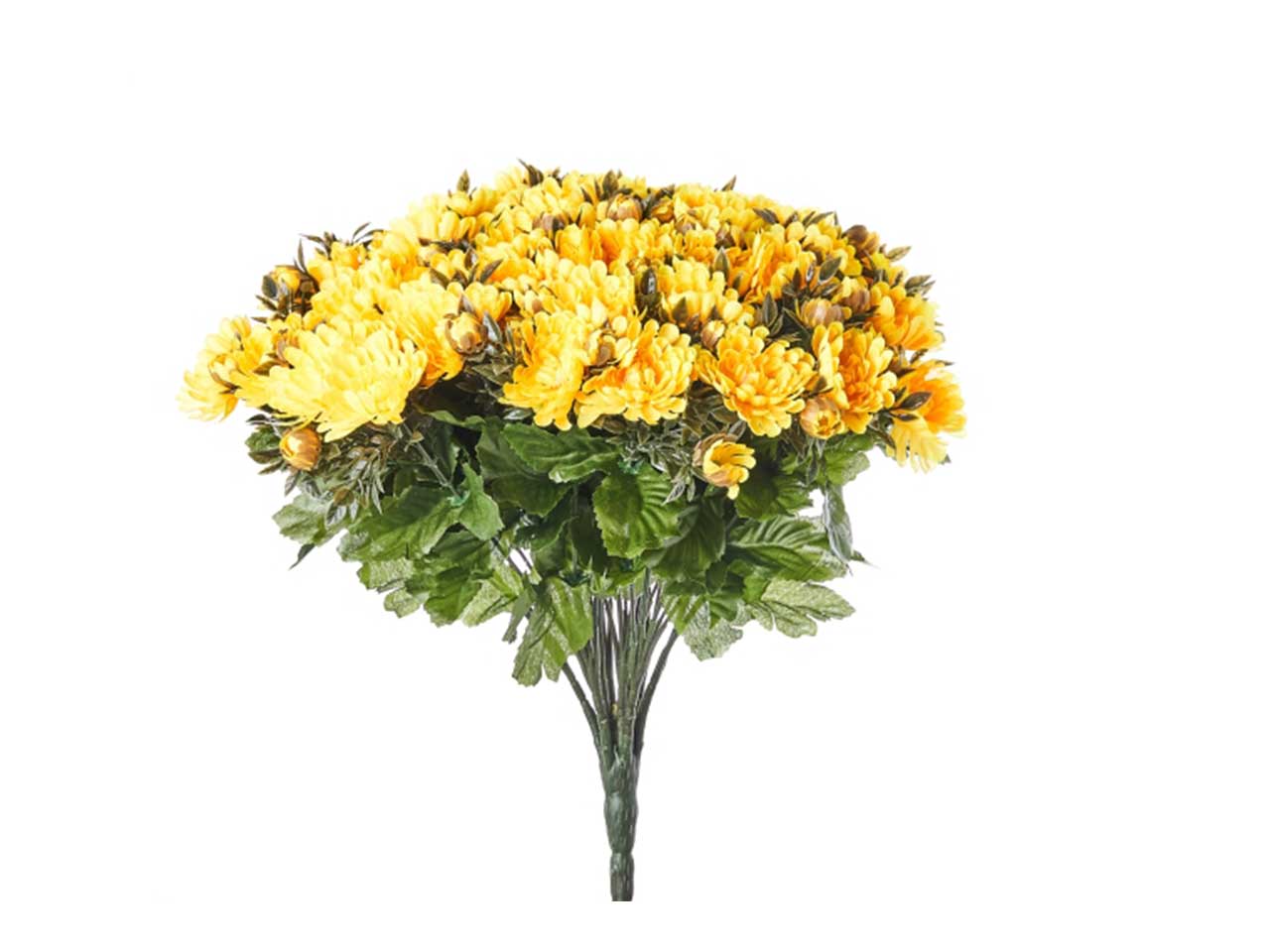 Mazzo di crisantemi x 40 colore giallo