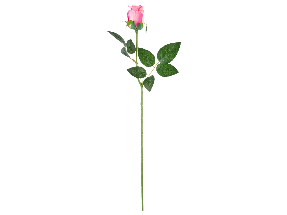 Rosa artificiale bocciolo in colori assortiti - 65 cm- Arpimex