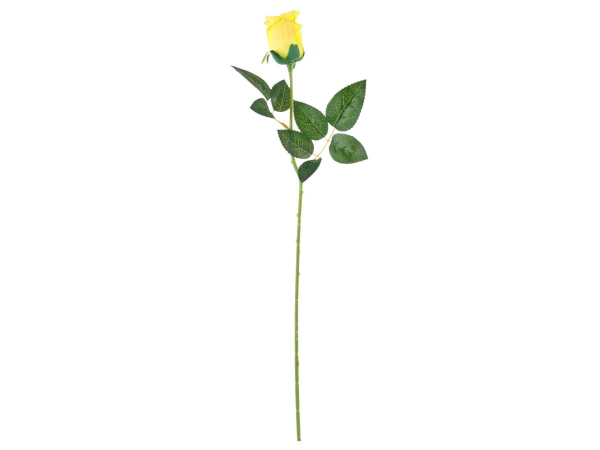 Rosa artificiale bocciolo in colori assortiti - 65 cm- Arpimex