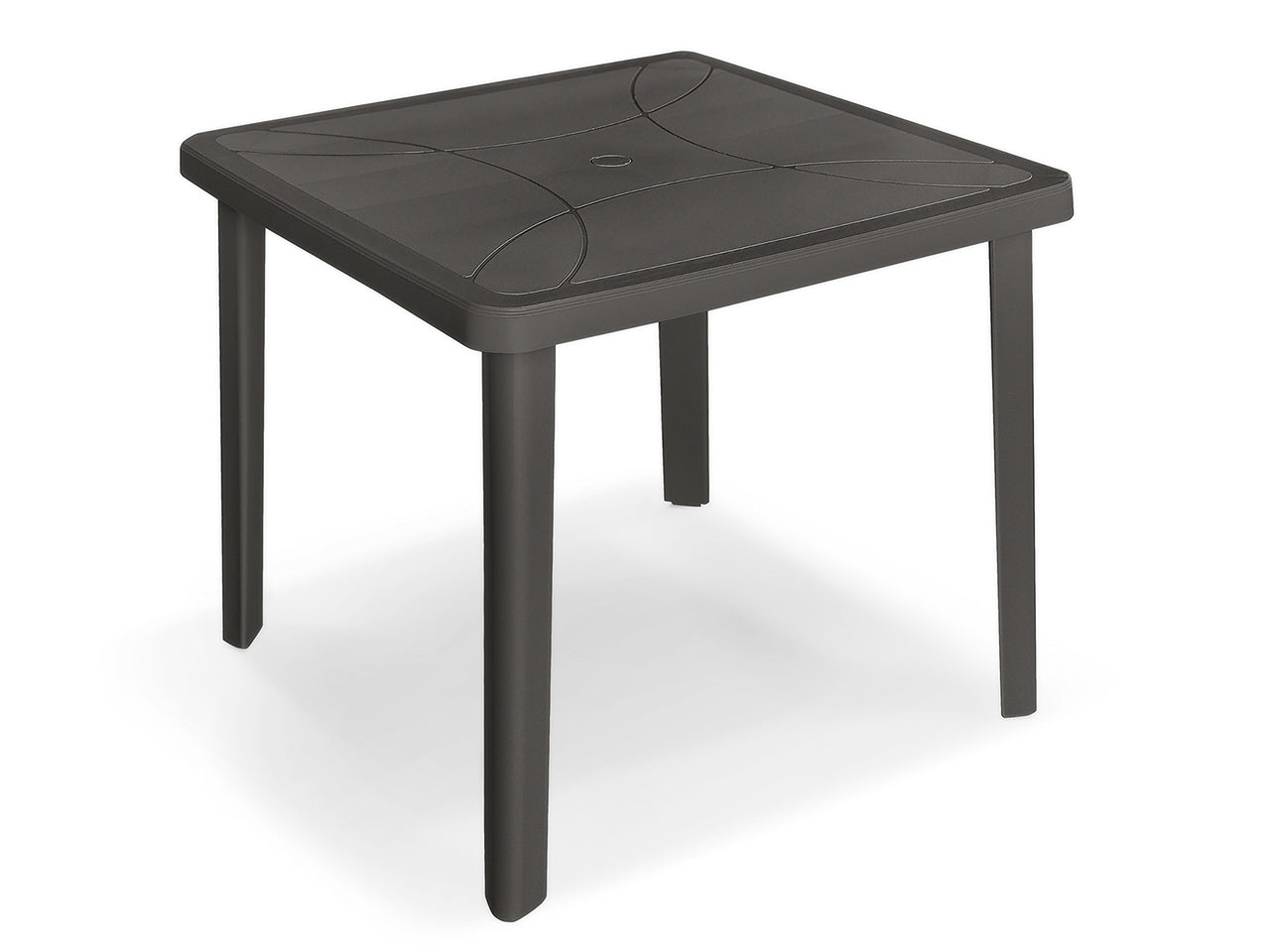 Tavolo nettuno antracite 80x80x72CM
