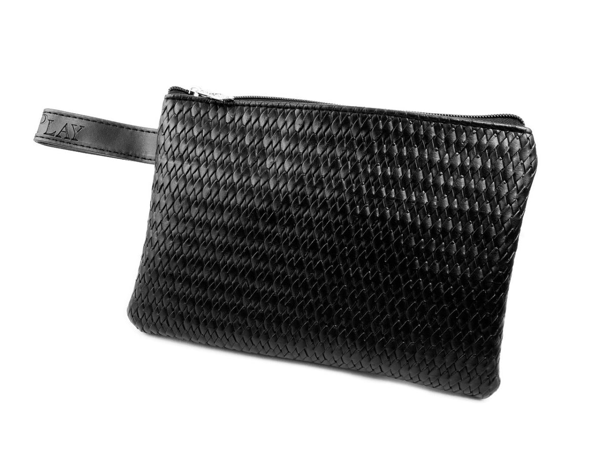 Pochette nero polo play disponibile in 3 fantasie