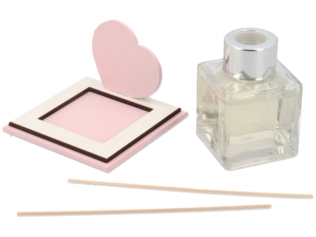 Profumatore capacita' 50ml con cuore e orso colore rosa