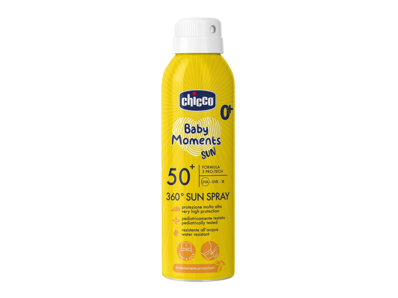 Chicco spray solare bombola spf 50 + 150 ml