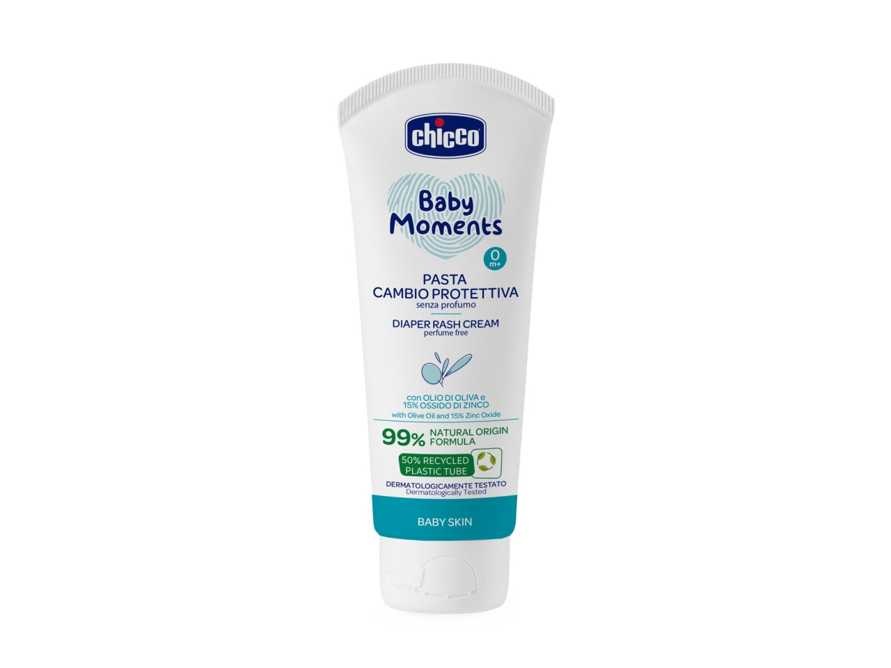 Pasta protettiva baby moments Chicco 100ml, per pelli sensibili, 0+