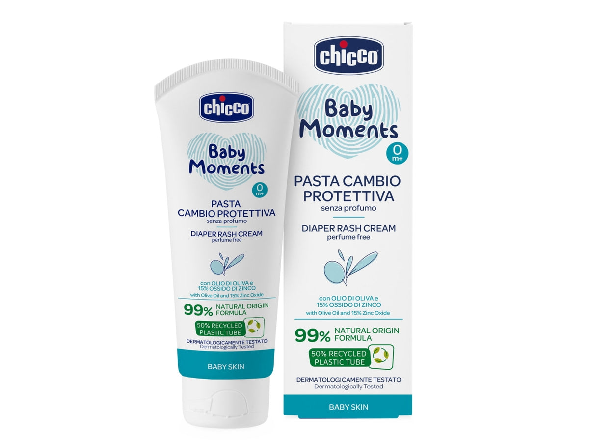 Pasta protettiva baby moments Chicco 100ml, per pelli sensibili, 0+
