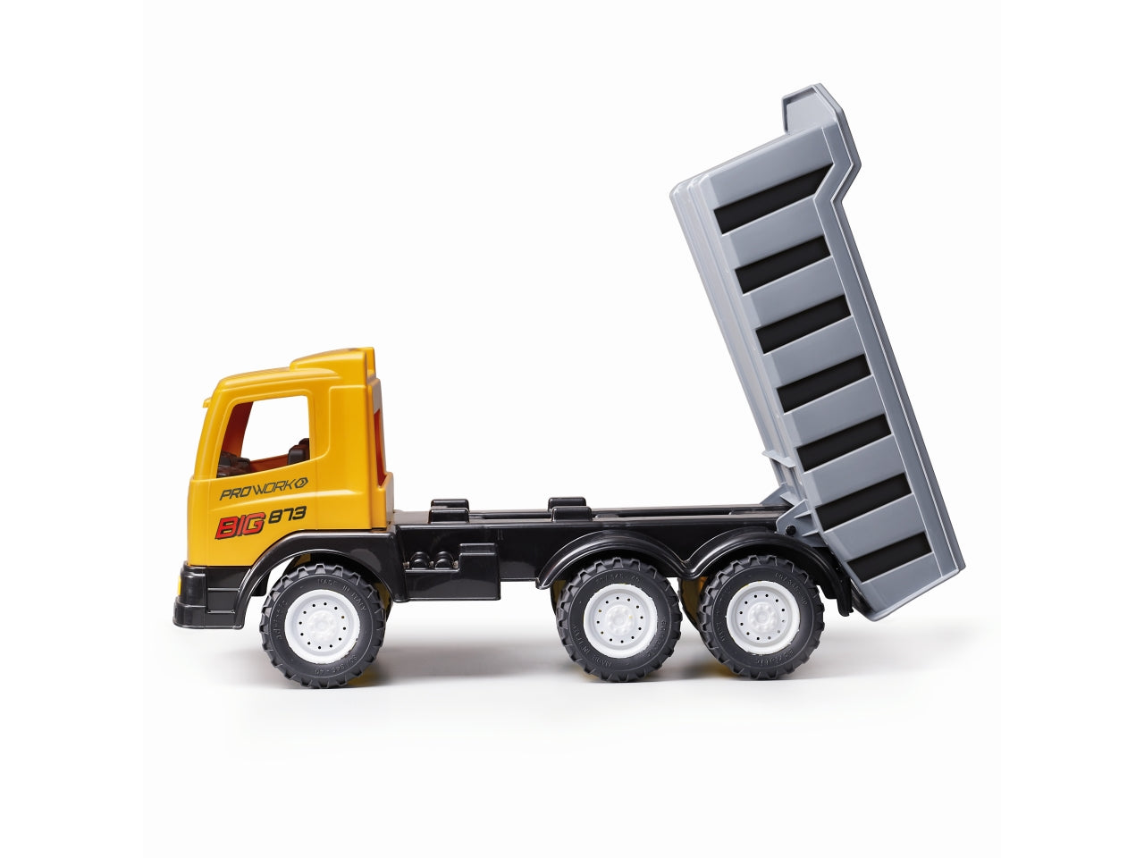 Camion Euro Truck in plastica multicolor, giocattolo per bambini 2+, Made in Italy - 70x25x32 cm - Adriatic