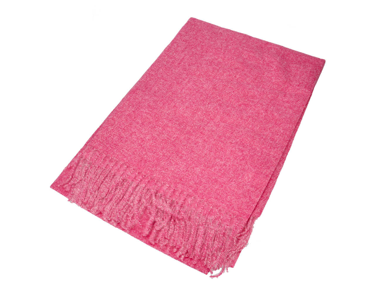 Sciarpa tinta unita colore fucsia 80% viscosa 20% lana$