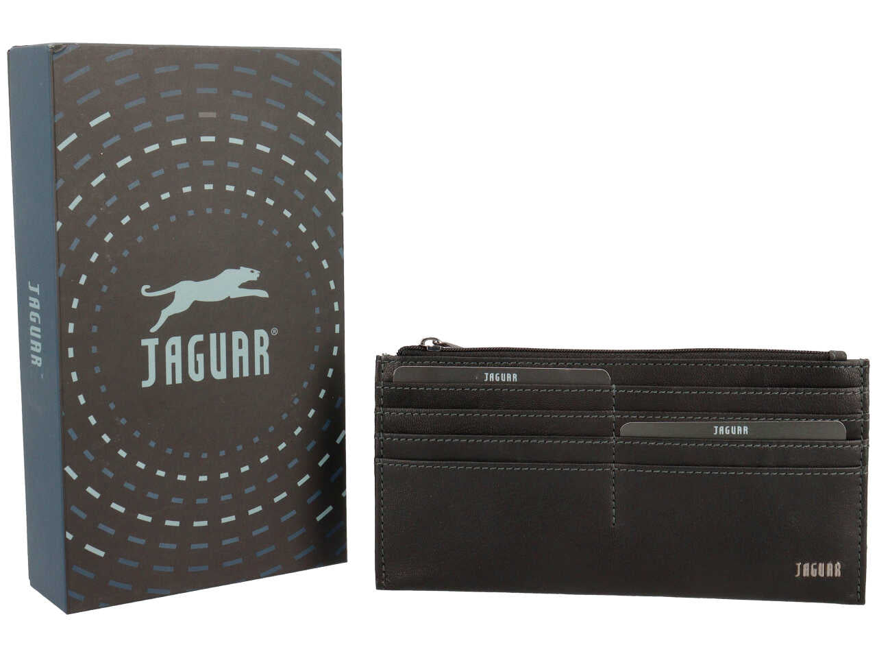 Portafoglio jaguar nero