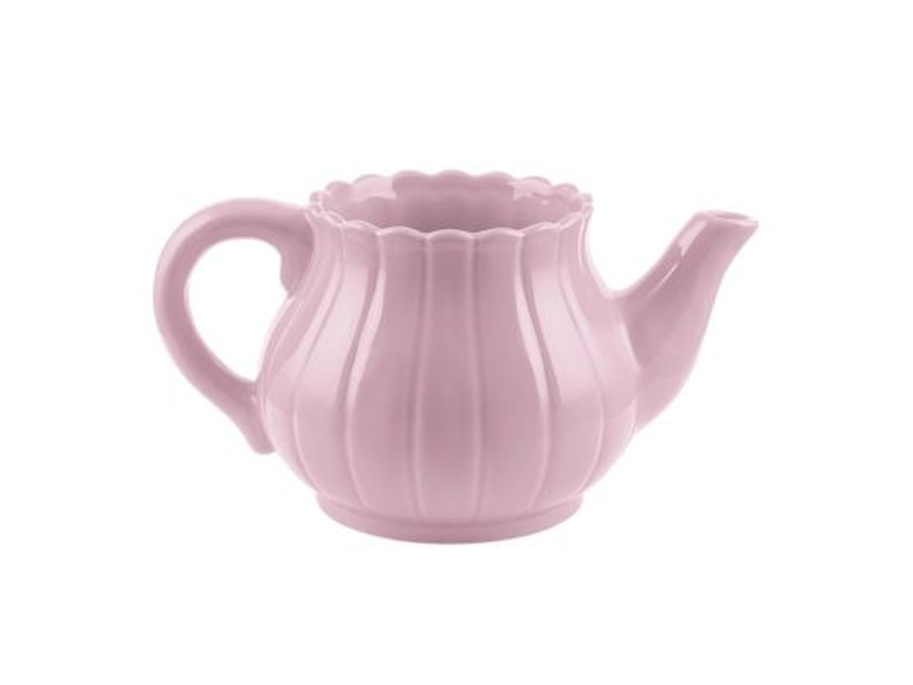 Teiera ceramica piccola rosa h.98x130x200