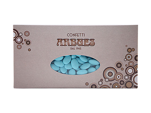 Mini confetti al cioccolato celeste