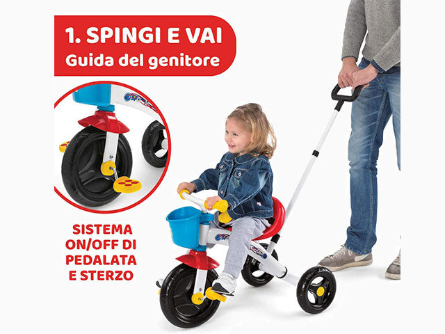 Chicco gioco triciclo u-go $