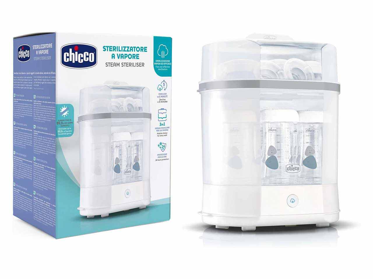 Chicco Sterilizzatore a vapore 3 in 1