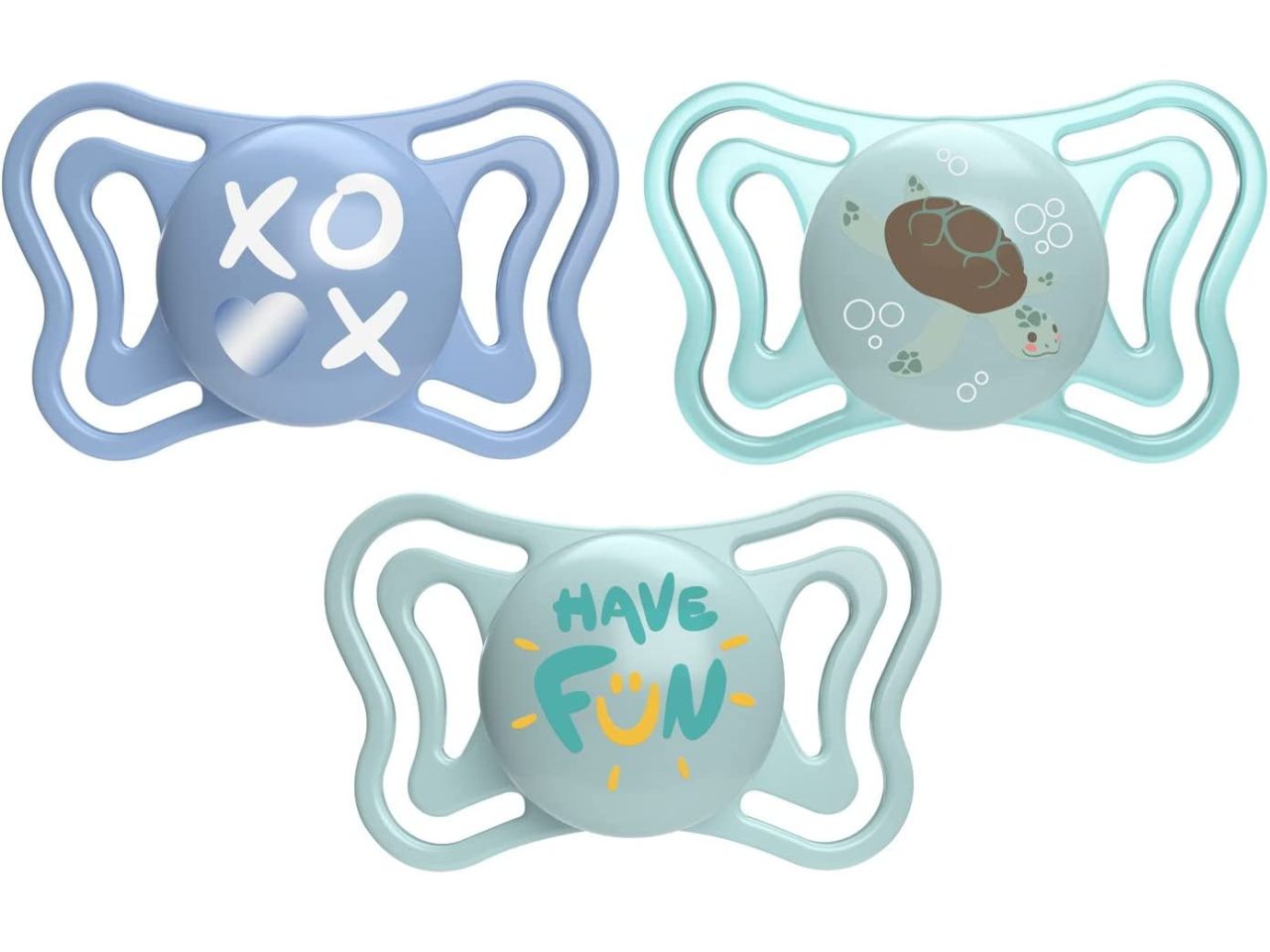 Chicco PhysioForma Light Succhietto in Silicone 6-16 Mesi Leggero e Traspirante 2 pz