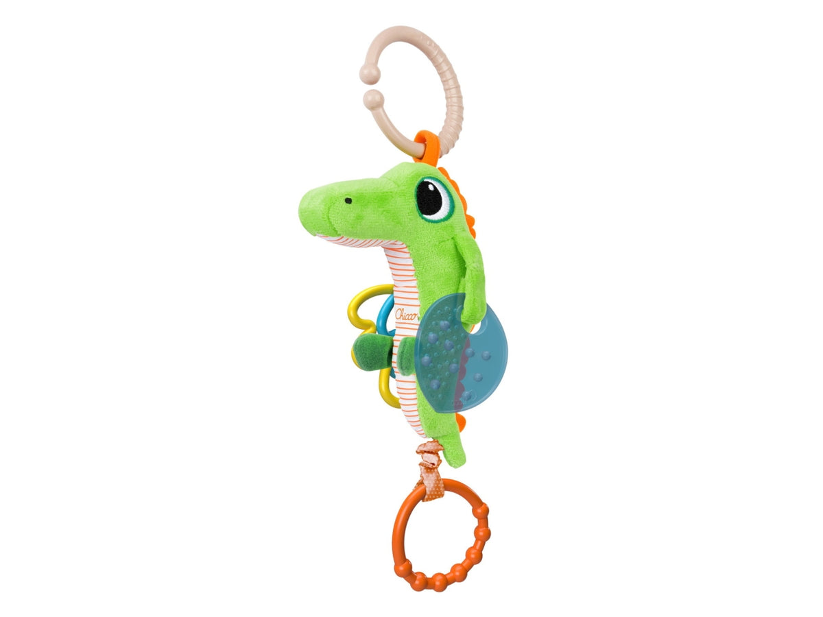 Chicco Sonaglio Vibrante Coccodrillo Sonaglio Sensoriale con Effetto Vibrazione $