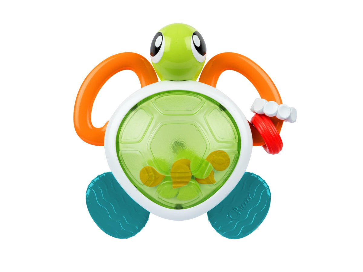 Chicco Sonaglio Elettronico Tartaruga Gioco MultiattivitÃ  con Luci e Suoni