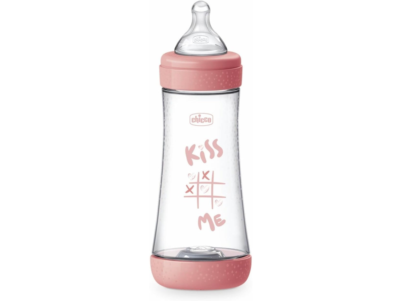 Perfect 5 biberon rosa 300ml a flusso veloce consigliato dai 4 mesi