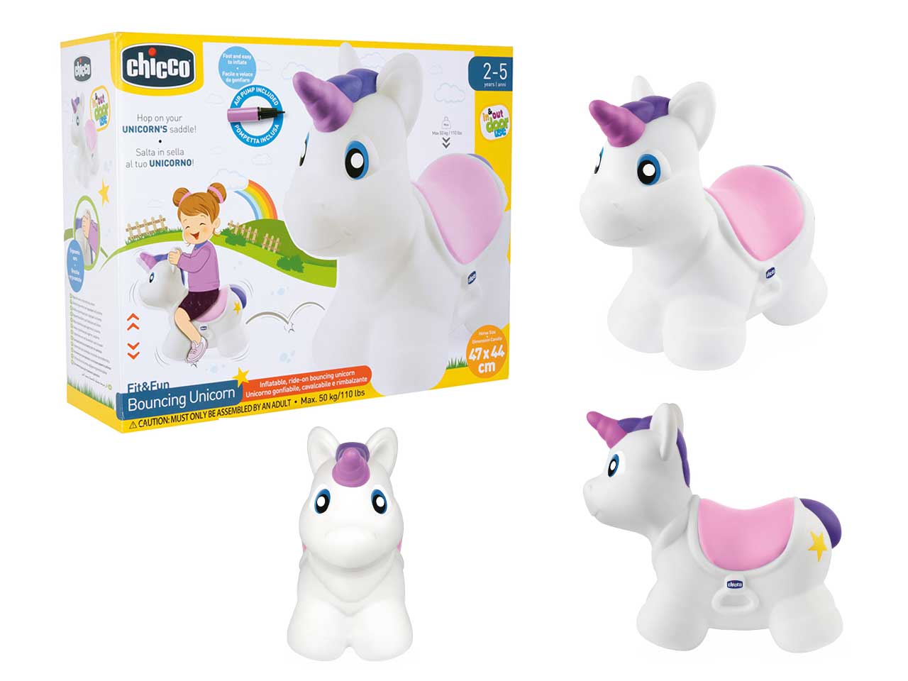 Gioco unicorno gonfiabile