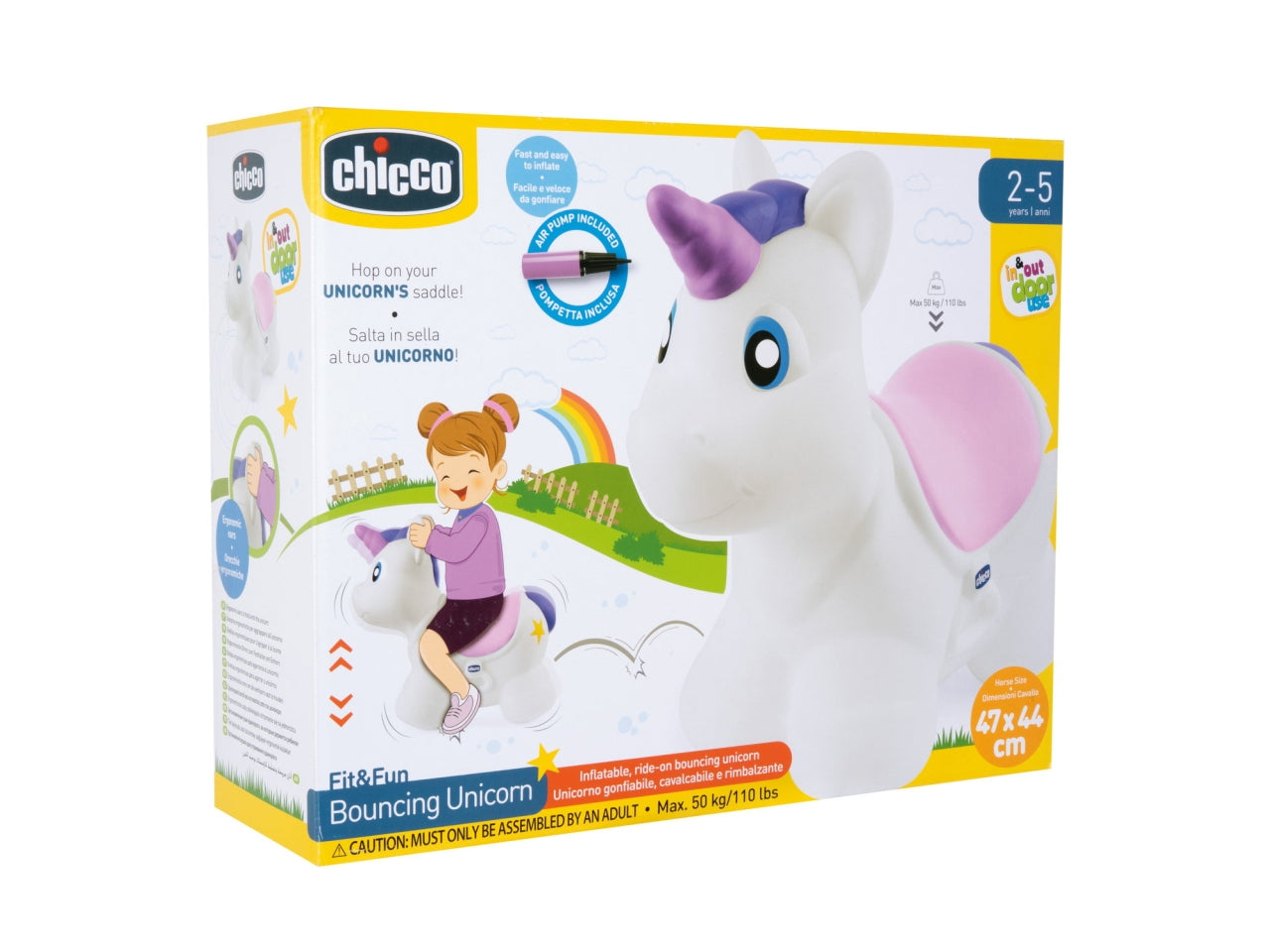 Gioco unicorno gonfiabile