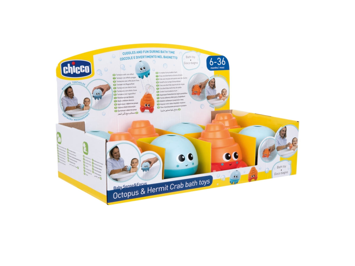 Gioco bagno polpo & paguro bagnetto $