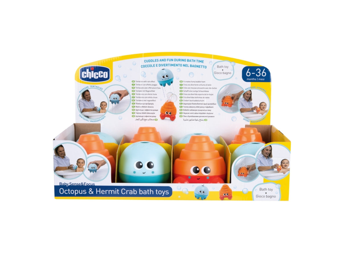 Gioco bagno polpo & paguro bagnetto $